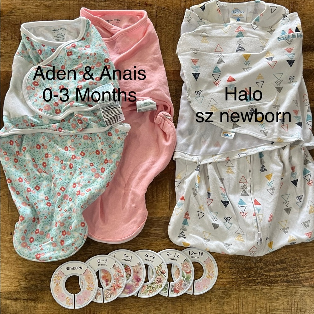 Baby Swaddle Bundle - Pink and Patterned